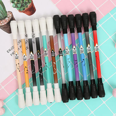 2022 Multi-Function Office Writing Pen Ballpoint Class Spinning Plastic Gift Refills