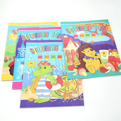 4 Colors Paperback Children Coloring Book Printing Customized Design with Paper Cover