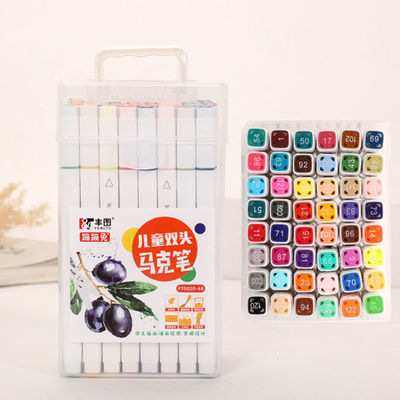 Student Painting Watercolor Art Marker Pen with Custom Logo and Dual-Side Writing