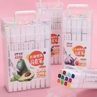 Student Painting Watercolor Art Marker Pen with Custom Logo and Dual-Side Writing