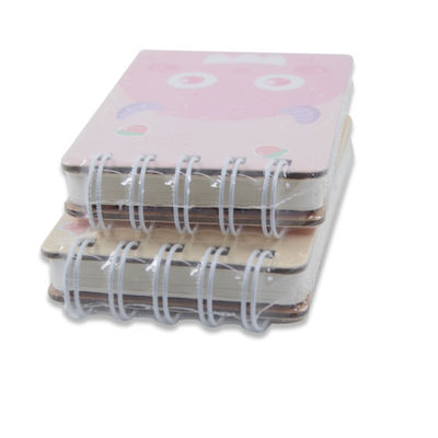 Mini Notebook with Cute Cartoon Print Customized Elastic Kawaii Student Stationery