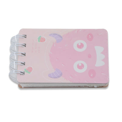 Mini Notebook with Cute Cartoon Print Customized Elastic Kawaii Student Stationery