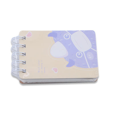 Mini Notebook with Cute Cartoon Print Customized Elastic Kawaii Student Stationery