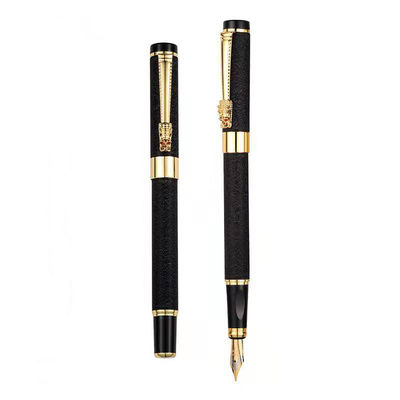 0.036 kg Iridium Ink Metal Frosted Pole Pen for Business Gift and Adult Calligraphy