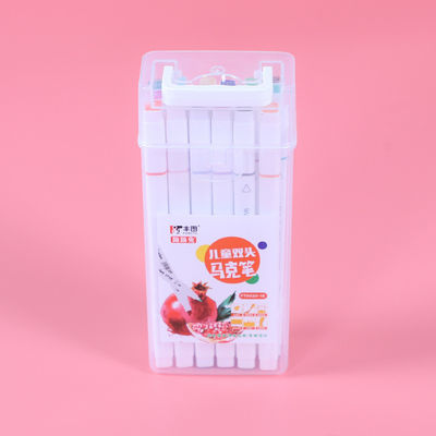 Multi Colored Art Marker Set 12 18 24 36 48 Colors Highlighter Marker Pen Double Tips