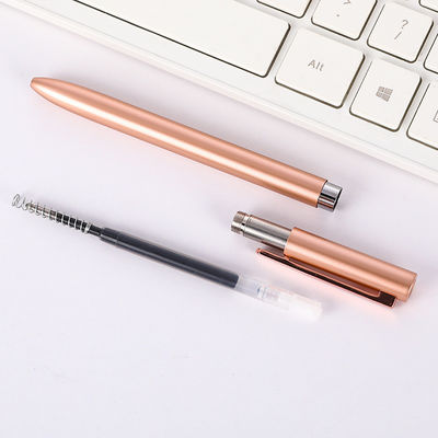 NO Erasable Metal Black Neutral Gel Pen for Writing on Black Paper Frosted Design