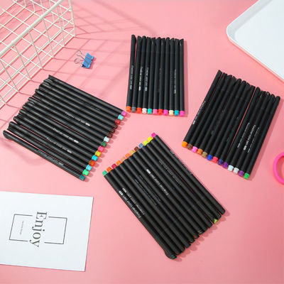 Watercolor Art Marker Pen Set of 12 Fine Point Markers for Writing and Fineliner Art