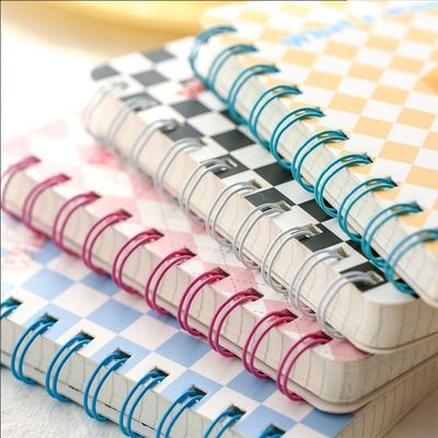 College Student Stationery Square Notebook with Blank Fruits Cover and 128 Inner Pages
