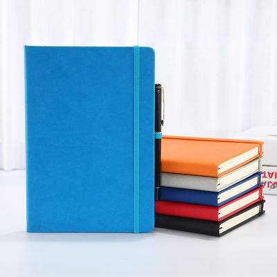 Gift Box Stationary Set With A5 Notebook And Pen In Leather Cover For Business Planning