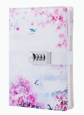 Custom Personal Diary With Lock Code Thick Notepad Leather Office School Supplies Notebook