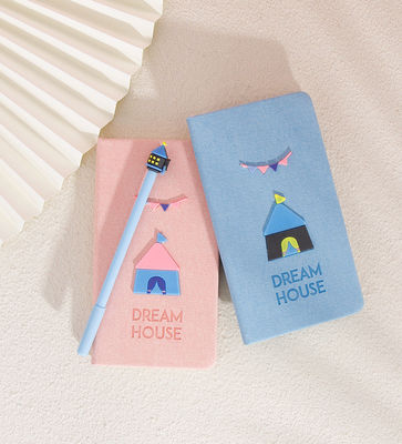 Business Office Gift Cartoon Creative End Stationery Set with Imitation Leather Cover