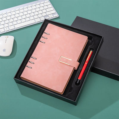 Personal Travel Diary Journal A5 Spiral Notebook with 6 Holes and Pu Leather Cover